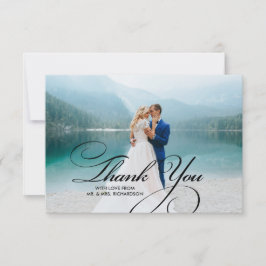 Burlap Textos Gracias Boda Tarjetas Fotográficas