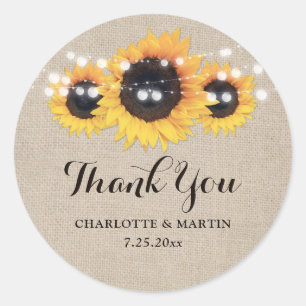 Burlap y Sunflower rusos gracias a sus Pegatinas