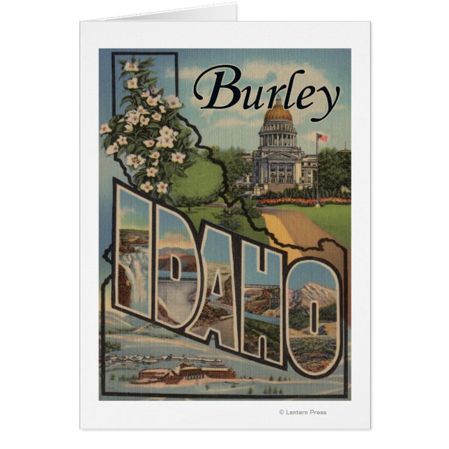 Burley, IdahoLarge Letter Scenes Burley, ID (Frente)