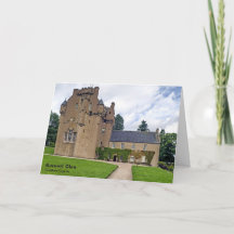 Burnett Clan Crathes Castle Return Addy Note Card