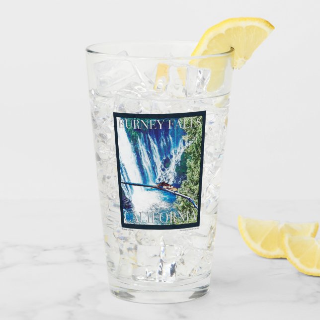 Burney Falls, Poster de CA (Reverso (hielo))