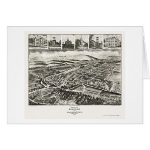 Burnham, mapa panorámico del PA - 1906