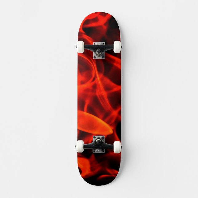 Burning Up Skateboard (Anverso)