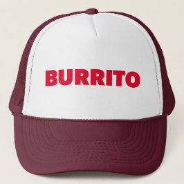 BURRITO divertido slogan trucker sombrero