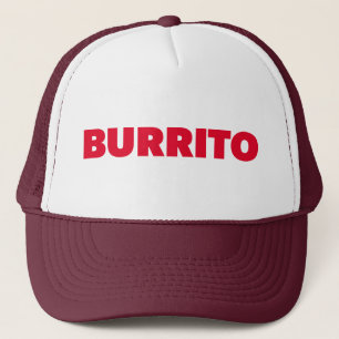 BURRITO divertido slogan trucker sombrero