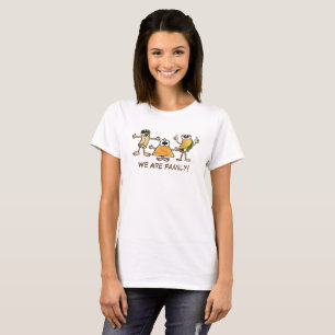 Burrito, Nacho, camiseta de la familia Taco