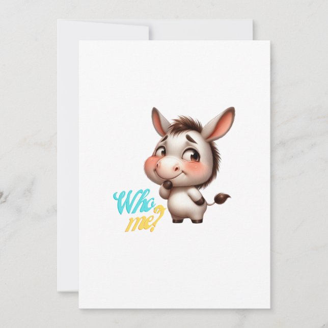 Burro Adorable para Navidad 2024 - Regalo Perfecto (Anverso)