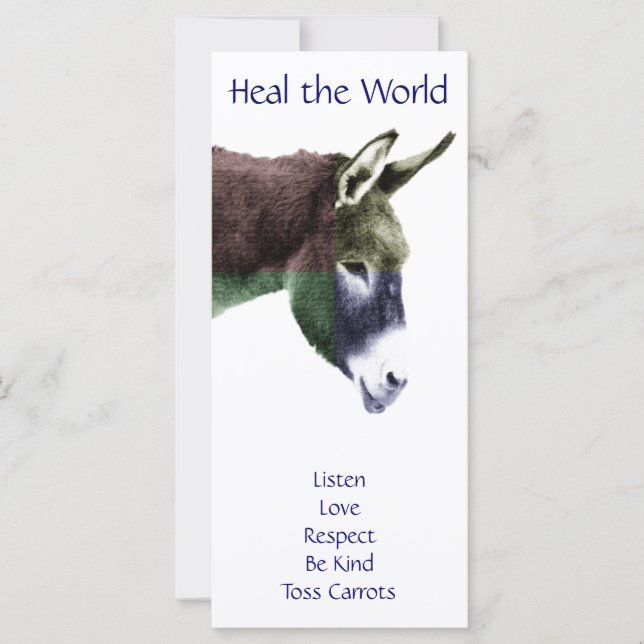 Burro de reglas de clase hace del mundo un lugar m (Anverso)