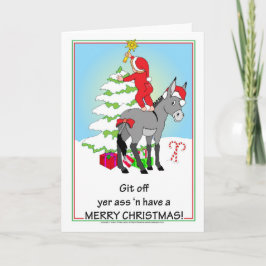 Burro del navidad