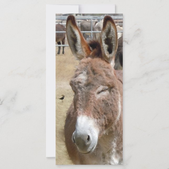 Burro ruidoso - Niños Marcadores Material Escolar (Anverso)