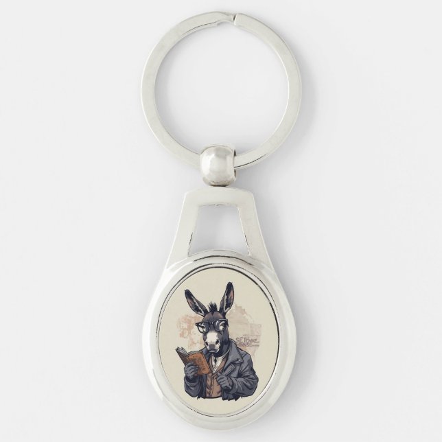 Burro Sabio — Llavero (Anverso)