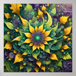 Burst Kaleidoscópica - Explosión de arte abstracta