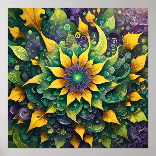 Burst Kaleidoscópica - Explosión de arte abstracta (Frente)