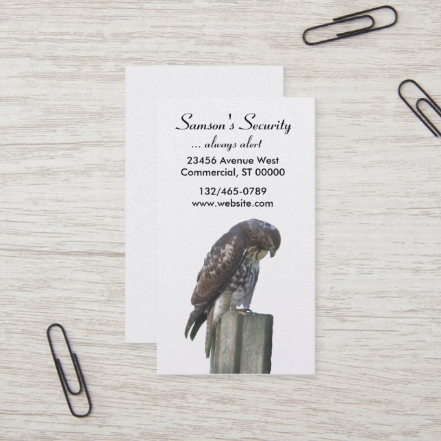 Bus. Tarjeta - Falcon (Anverso/Reverso In Situ)