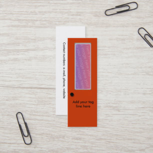 Bus. Tarjeta - puerta de oficina