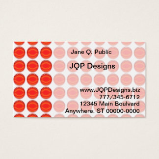 Bus. Tarjeta - puntos rojos