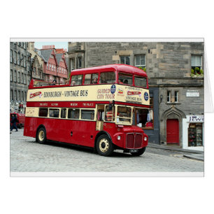 Bus turístico de Edimburgo del vintage, Escocia,