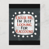 Buscando la postal de Raccoons