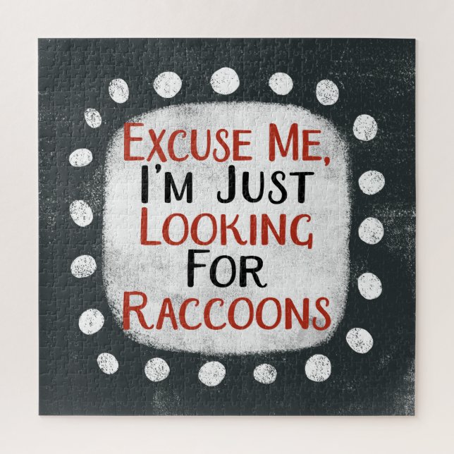 Buscando Raccoons Jigsaw Puzzle (Vertical)