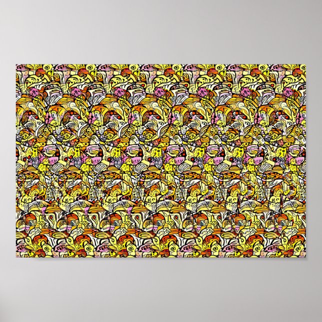 Buscar 5 diferencias - Impresión 3D oculta (Frente)