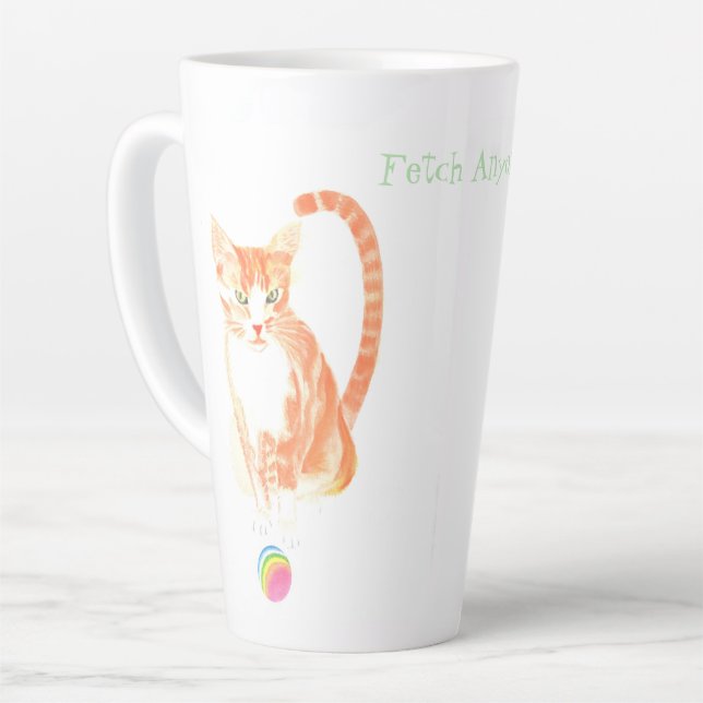 ¿Buscar a alguien? Taza de café latte (Ángulo izquierdo)