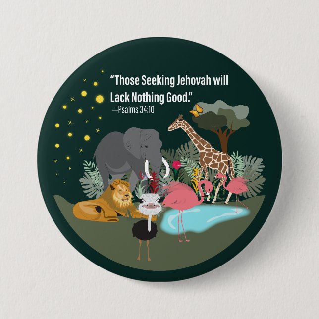 Buscar botón de Jehová (Anverso)