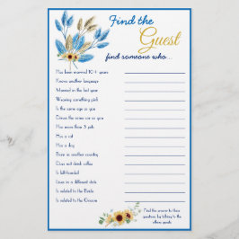 Buscar el volante de cartas de juego de novias inv