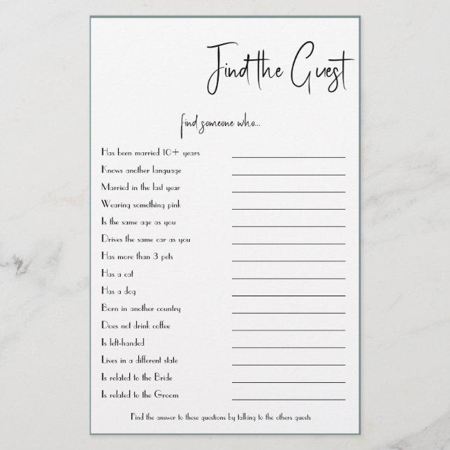 Buscar el volante de la tarjeta de juego de invita (Frente)