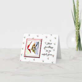 Buscar en la tarjeta de vacaciones para gato de lo