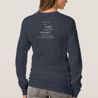 Buscar la camiseta de manga larga de las mujeres d