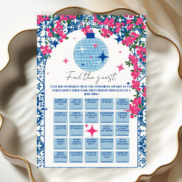 Buscar la tarjeta de juego de bingo de cumpleaños