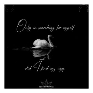 Buscar mi camino Poster brillante