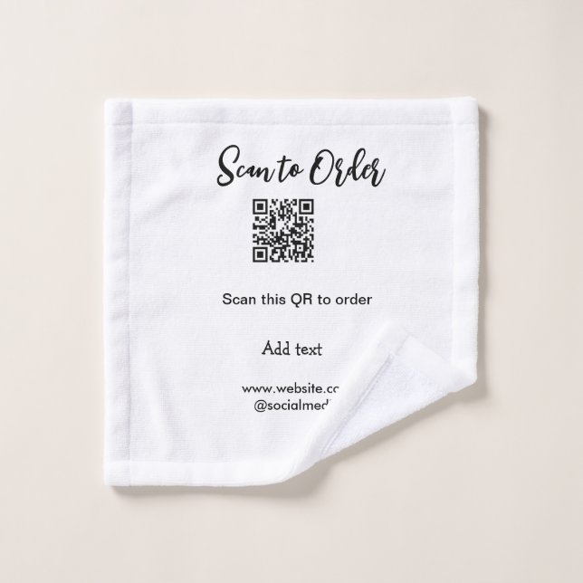 Buscar para solicitar el análisis código QR agrega (Toallita)