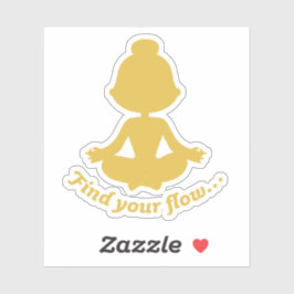 Buscar su Pegatina de flujo (amarillo)