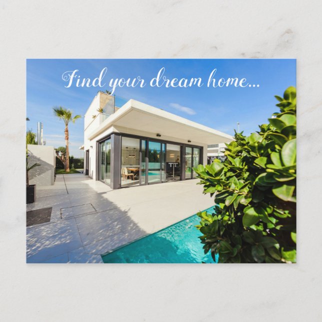 Buscar su tarjeta postal de Dream Home Real Estate (Anverso)