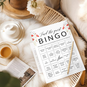 Buscar Tarjeta De Juego De Ducha Bridal De Bingo I
