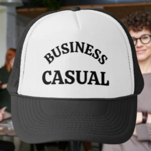 “Business Casual” – Gorra de Camionero con Humor D