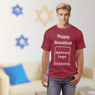 Business Hanukkah saludo en la camiseta de Maroon