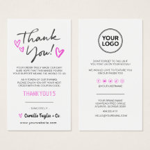 Business Thank You & Discount Code Card | Modern