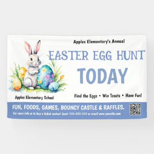 BUSQUEDA DE HUEVOS DE PASCUA PTO PTA Pancarta de l