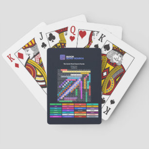 Búsqueda de Palabras Rápida Rompecabezas Cartas de
