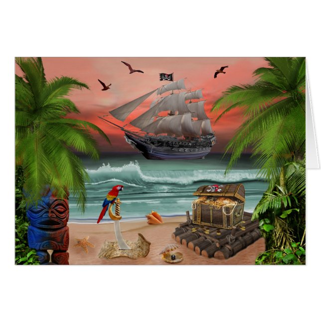 BÚSQUEDA DEL TESORO DE LOS PIRATAS (Anverso (Horizontal))