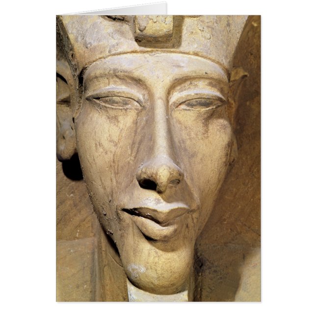 Busto de Amenophis IV   del templo de Amun (Frente)