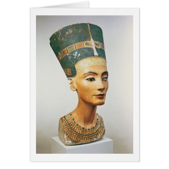 Busto de la reina Nefertiti, del estudio del sc (Frente)