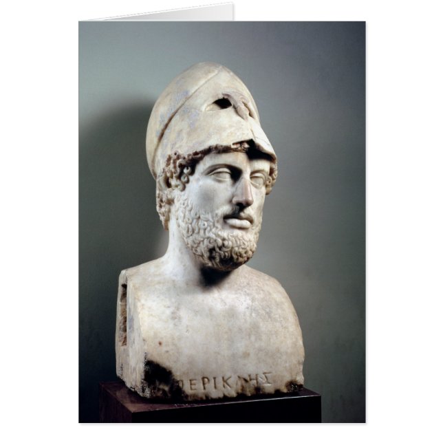 Busto de Pericles copia de un original griego (Frente)