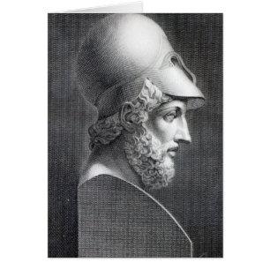 Busto de Pericles, grabado por José Cozzi