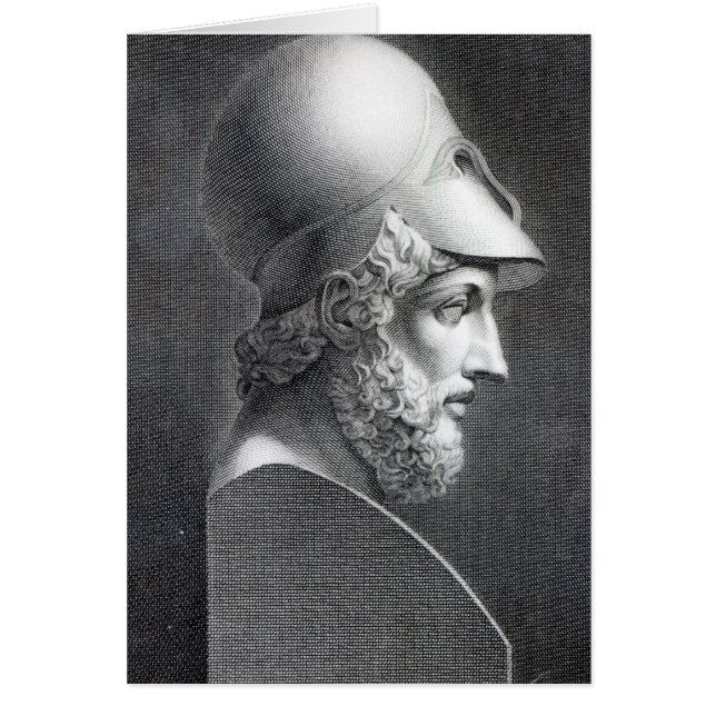 Busto de Pericles, grabado por José Cozzi (Frente)
