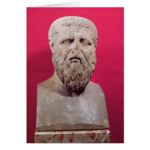 Busto de Platón copia de un original del siglo IV