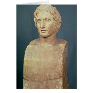 Busto del retrato de Alexander el grande