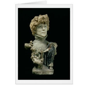 Busto del retrato de Sarah Bernhardt (1844-1923)